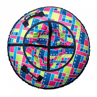 Тюбинг RT Конструктор 105 см + автокамера multicolour