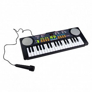 Игрушка музыкальная Qunxing Toys "Синтезатор с микрофоном + радио" 37 клавиш HL-3718FM