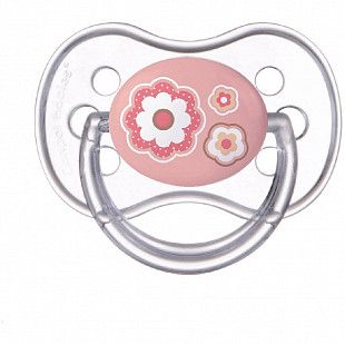 Пустышка Canpol babies Newborn Baby Силиконовая Симметричная 0-6 мес. (22/580_pin) pink