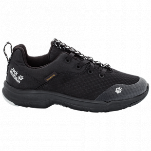 Полуботинки детские Jack Wolfskin Phoenix Texapore Low G black