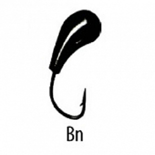 Мормышка W Akara Чесночинка с отверстием Bn MW-SP-1535-BN