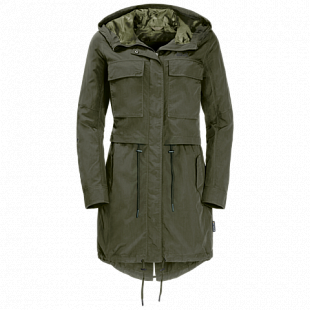 Куртка женская Jack Wolfskin Saguaro Parka Women woodland green