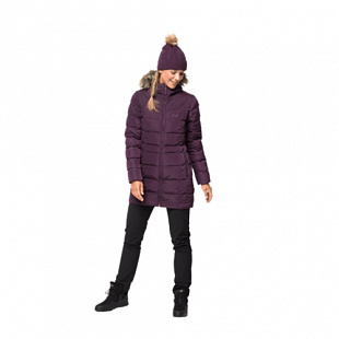 Пальто женское Jack Wolfskin Baffin Island Coat aubergine
