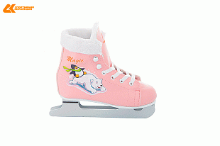 Коньки двухполозные Спортивная коллекция Magic Pink