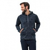 Джемпер мужский Jack Wolfskin Oceanside Hooded Jkt Men night blue