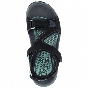Сандалии женские Jack Wolfskin Rocky Path Sandal W black / grey