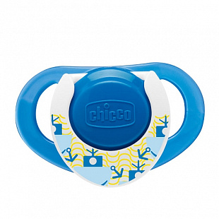 Пустышка силиконовая Chicco Physio Compact Морская 12+ мес 2 шт 00074835210000
