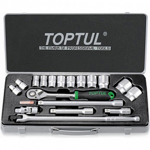 Набор головок Toptul 1/2 10-32 мм Pro Line GCAD1802