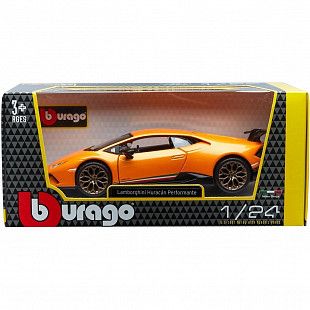 Коллекционная машина Bburago 1:24 Lamborghini Huracan (18-21092) yellow