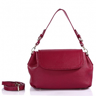 Женская сумка из кожи Pola 9026 dark pink