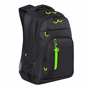Рюкзак GRIZZLY RU-136-4 /3 black/light green