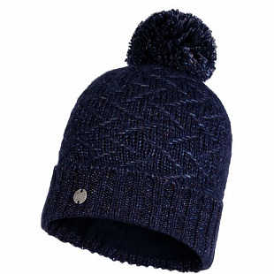 Шапка Buff Knitted&Polar Hat Ebba Night Blue