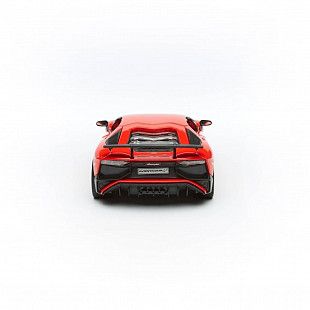 Коллекционная машина Bburago 1:24 Lamborghini Aventador LP750-4 SV (18-21079) red