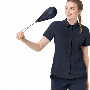 Топ женский Jack Wolfskin Jwp Top W night blue