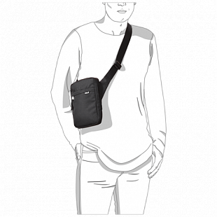Сумка Jack Wolfskin Purser black 8006571-6000