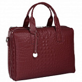 Женская сумка из кожи Pola 9025 dark pink