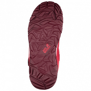 Водонепроницаемые кроссовки детские Jack Wolfskin Mtn Attack 3 Texapore Mid Vc K red / dark red