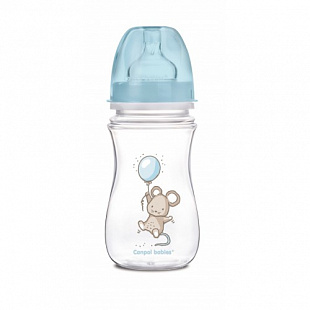 Бутылочка Canpol babies Пластиковая 3м+ 1240 мл 35/219promexp Blue