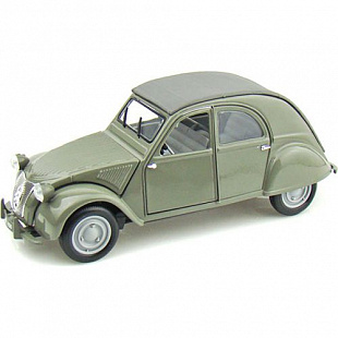 Масштабная модель автомбиля Maisto 1:18 Ситроен 2 CV (1952) (31834) licht green