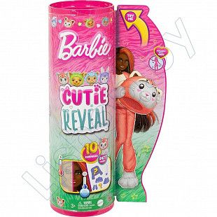 Кукла Barbie Cutie Reveal Котенок в костюме Красной панды (HRK22 HRK23)