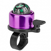 Велозвонок RT Компас 14А-04 black/purple