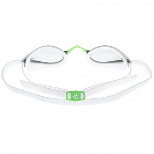 Очки для плавания Mad Wave Record Breaker white/green