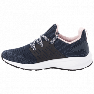 Полуботинки женские Jack Wolfskin Coogee Knit Low W dark blue / rose