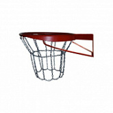 Кольцо баскетбольное M-Group №7 антивандальная с упором и цепью