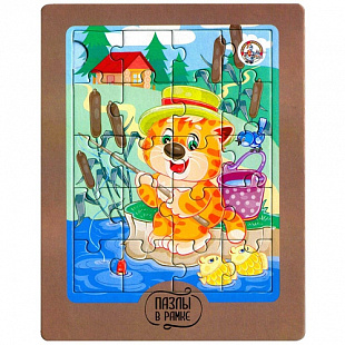 Пазлы в рамке Десятое Королевство Котик 02879