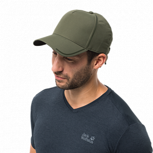 Бейсболка Jack Wolfskin Henderson Cap woodland green