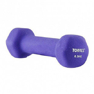 Гантель неопреновая Torres PL50015 5 кг Blue