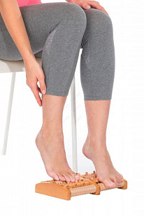 Массажер деревянный роликовый Bradex Back/foot massager KZ 0485