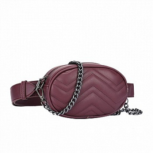 Сумка поясная Ors Oro PW-996 /2 wine