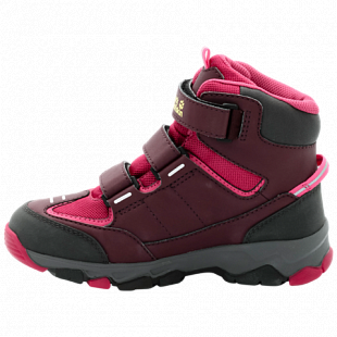 Ботинки детские Jack Wolfskin Mtn Attack 2 Texapore Mid Vc K azalea red