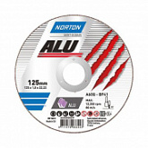 Круг отрезной для алюминия Norton 12,5x1,6x2,22 см 66252828234