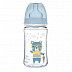 Антиколиковая бутылочка для кормления Canpol babies Easy Start BONJOUR PARIS с широким горлышком 240 мл., 3 мес.+ (35/232_blu) blue