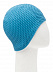 Шапочка для бассейна (плавания) женская Mad Wave Bubble голубая