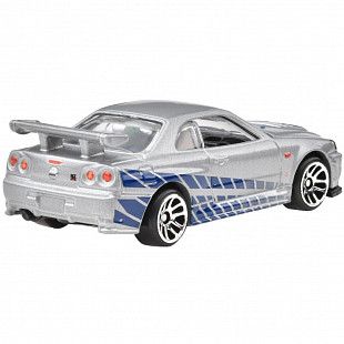 Машинка Hot Wheels Fast & Furious Brian o´Conner Nissan Skyline GT-R R34 (HNR88 JBY31)