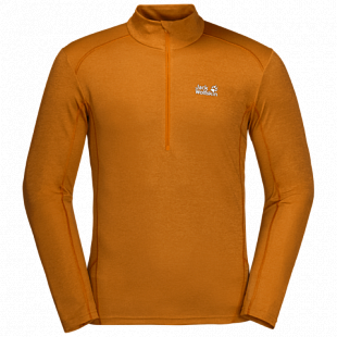 Пуловер мужский Jack Wolfskin Sky Range Halfzip M rusty orange