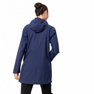 Пальто женское Jack Wolfskin Jwp Coat W lapiz blue