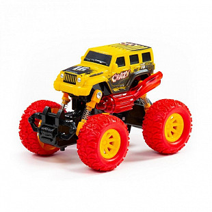 Автомобиль инерционный Полесье Монстр Ралли Крэйзи 78872 yellow