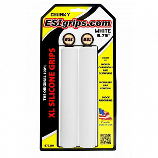 Грипсы ESI Chunky XL 6,75" 67CWH White