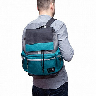 Городской рюкзак GRIZZLY RQ-006-2 /3 turquoise