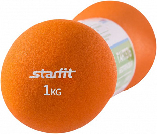 Гантель неопреновая Starfit DB-202 1 кг orange