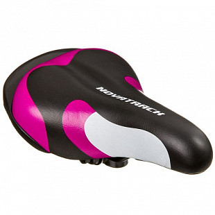 Седло Novatrack детское black/violet/white КЛ98754