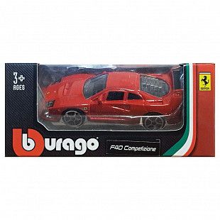 Коллекционная машина Bburago 1:64 Ferrari F40 Competizione (18-56100) red