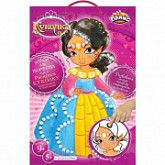 Набор для детского творчества Dalis Раскраска из пластилина Кукла Мария MC-208