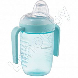 Поильник Canpol babies непроливающийся с силиконовым носиком 220 мл 9м+ (56/605) turquoise
