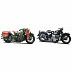 Набор мотоциклов Maisto 1:18 Harley Davidson 1942 WLA Flathead + 1948 FL Panhead 37301 (40'S)