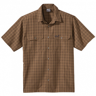 Рубашка мужская Jack Wolfskin Tumbleweed brown